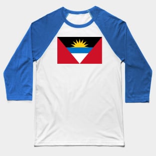 Flag of Antigua and Barbuda Baseball T-Shirt